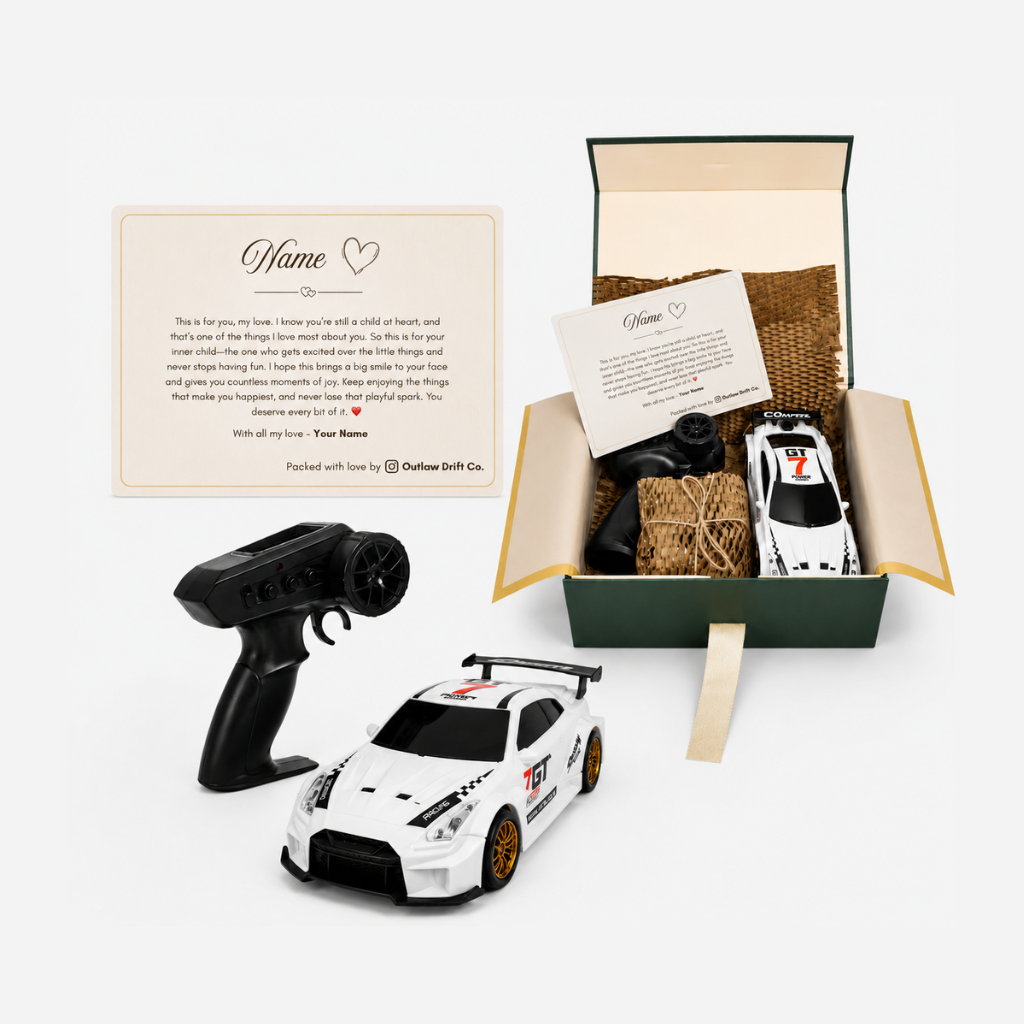 Personalized Gift Box + ODC Sports Series GTR RC Car With Smoke (1:24)