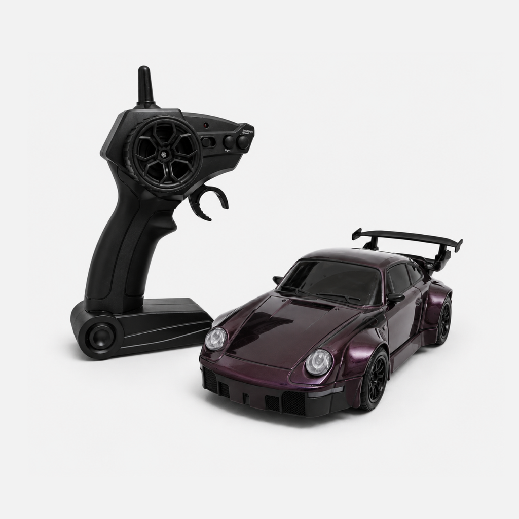 Personalized Rakhi Box + ODC Pro Series Porche 911 Flame RC Car (1:24)