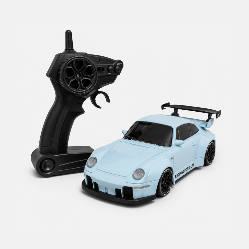 Personalized Gift Box + ODC Pro Porche 911 Flame RC Car (1:24)