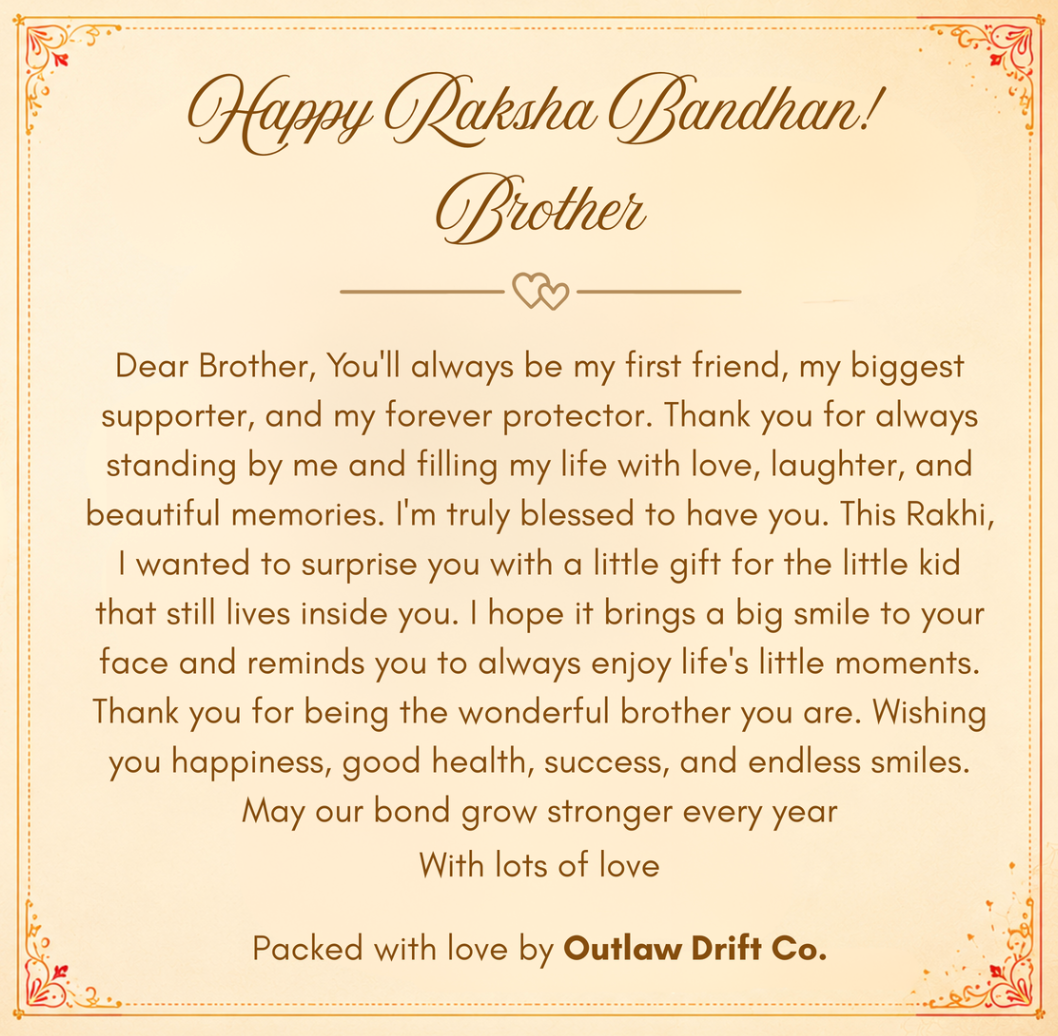 ODC Rakhi Special Personalized Hot Wheels F1 Rakhi Pack of 4